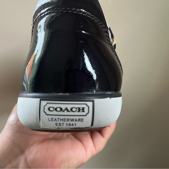 Coach cheetah print womens shoes size 9 used once like new - Picture 2 of 4